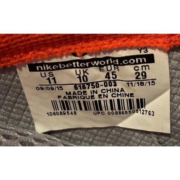 Nike Air Foamposite Pro Premium Pure Platinum Mens Size 11 Fast Shipping - Picture 9 of 11